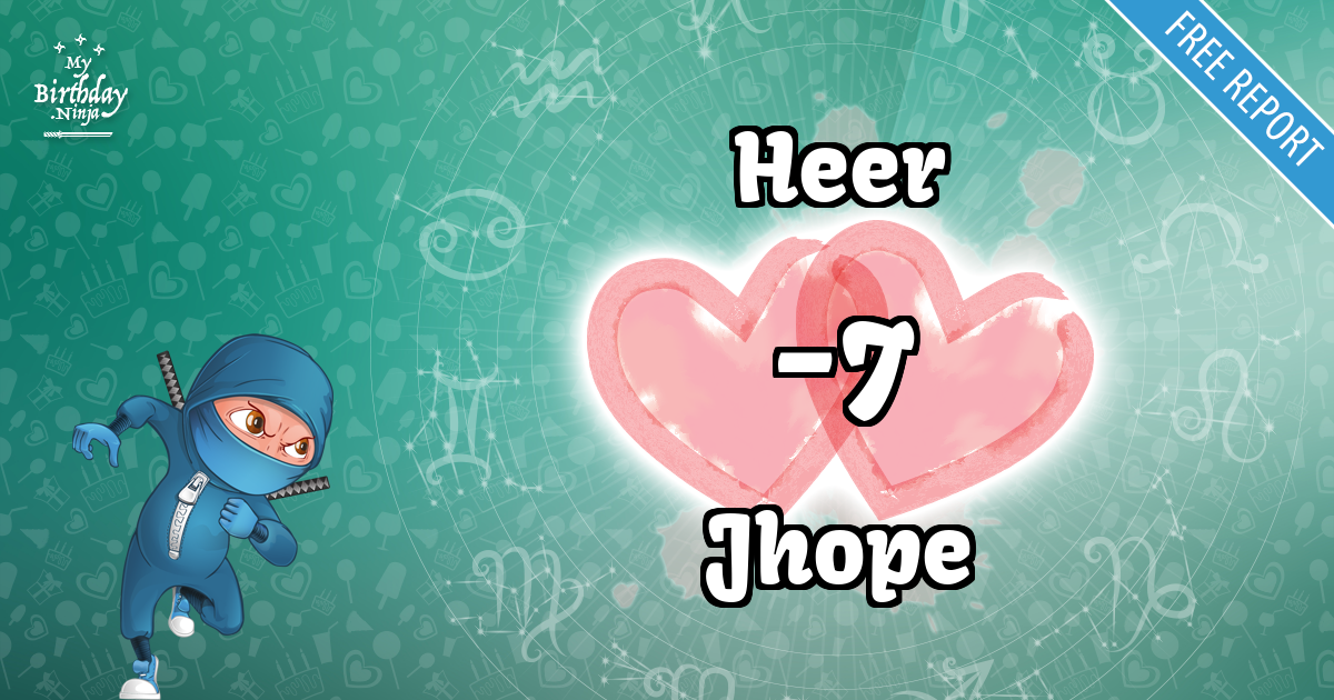 Heer and Jhope Love Match Score