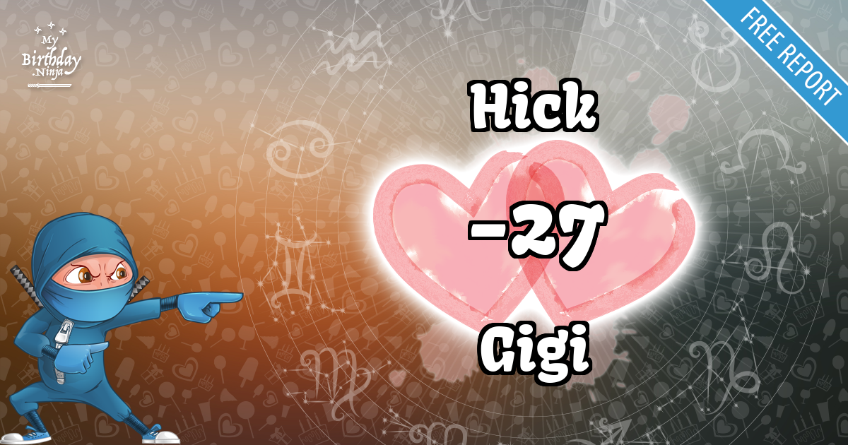 Hick and Gigi Love Match Score