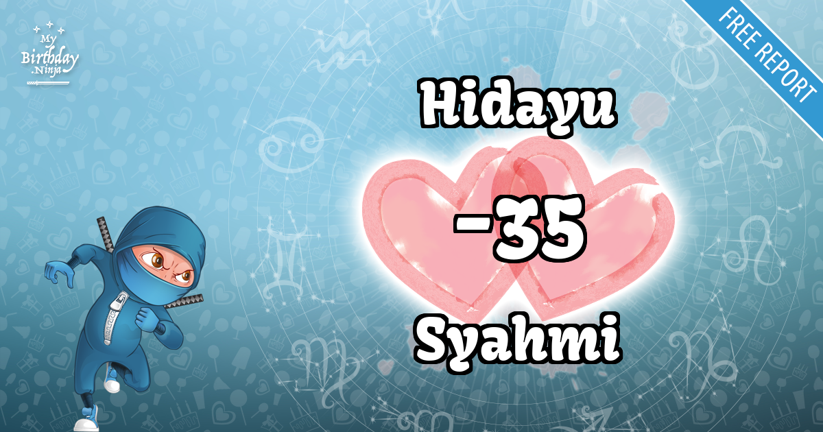 Hidayu and Syahmi Love Match Score