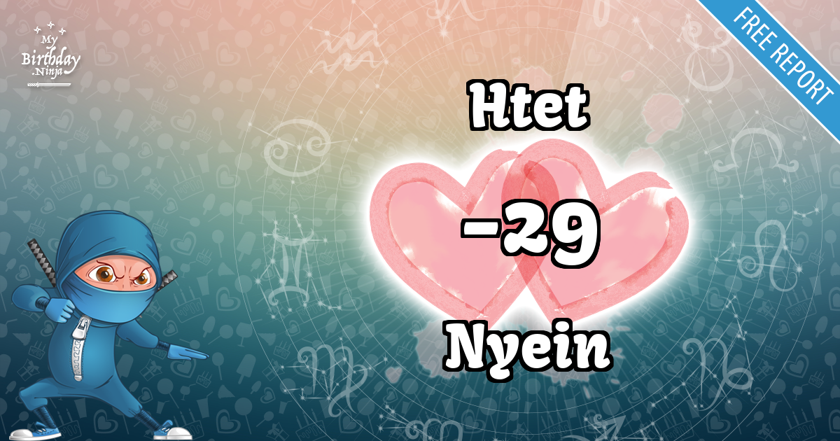 Htet and Nyein Love Match Score