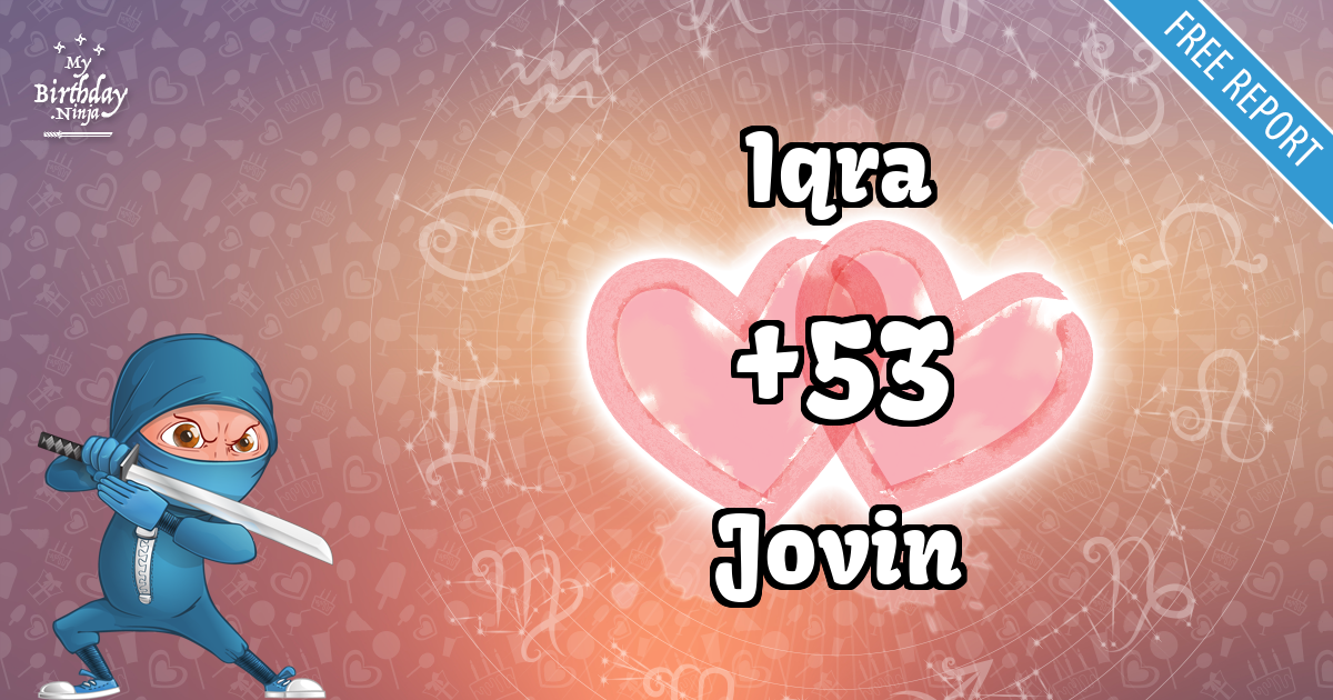 Iqra and Jovin Love Match Score