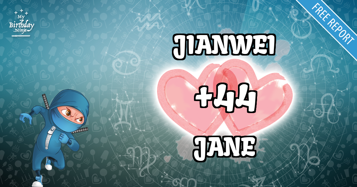JIANWEI and JANE Love Match Score