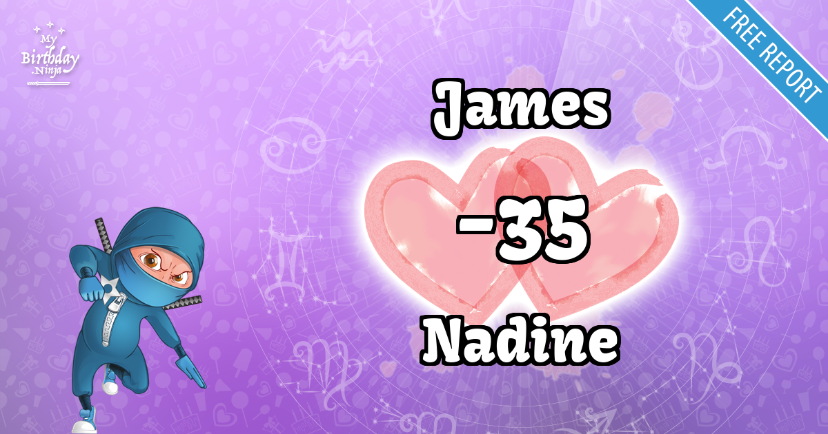 James and Nadine Love Match Score