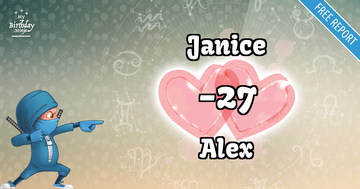 Janice and Alex Love Match Score