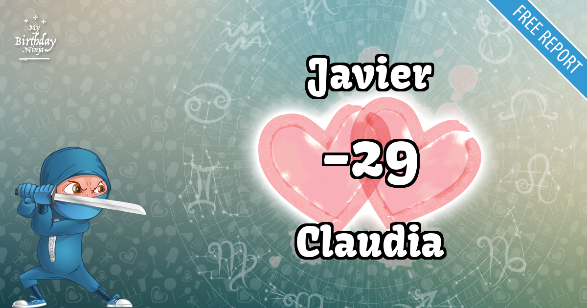Javier and Claudia Love Match Score
