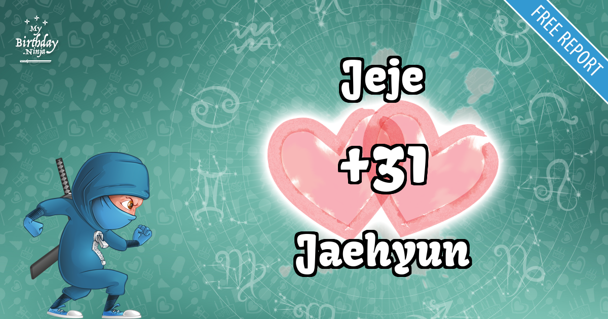 Jeje and Jaehyun Love Match Score