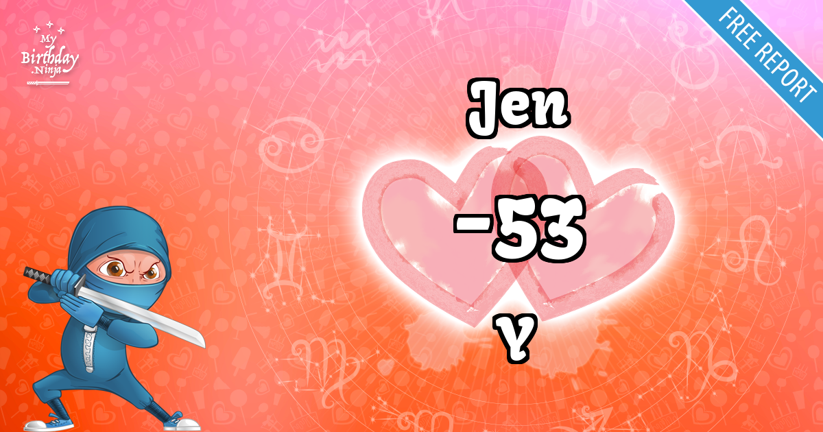 Jen and Y Love Match Score