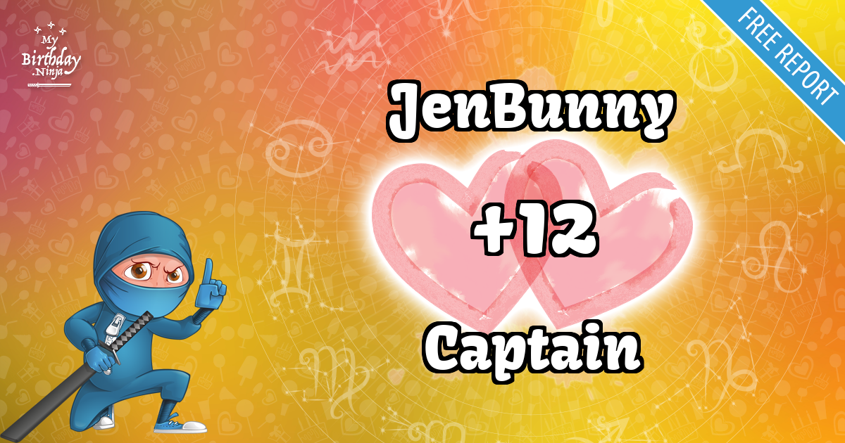 JenBunny and Captain Love Match Score