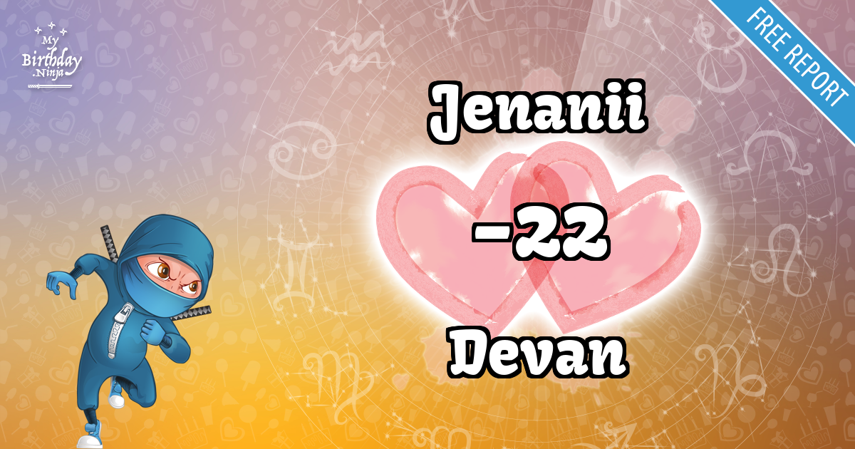 Jenanii and Devan Love Match Score