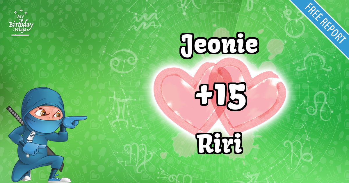 Jeonie and Riri Love Match Score