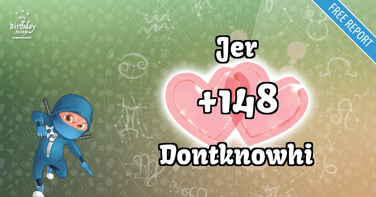 Jer and Dontknowhi Love Match Score