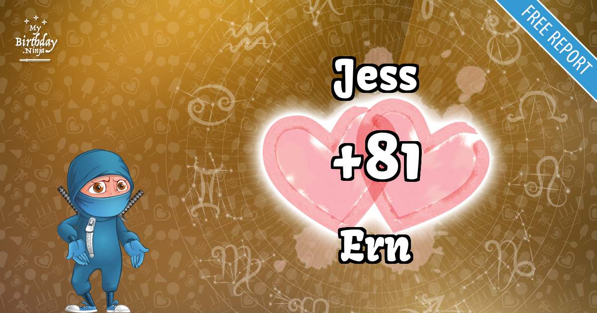 Jess and Ern Love Match Score