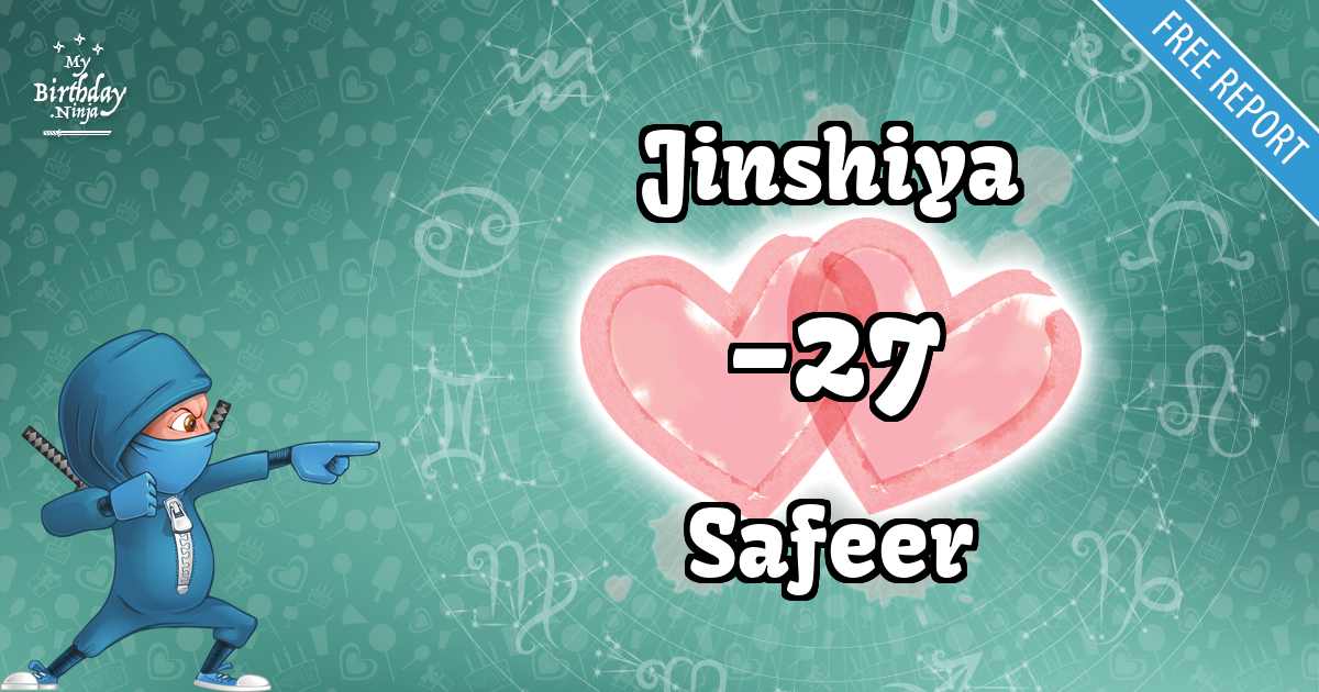 Jinshiya and Safeer Love Match Score