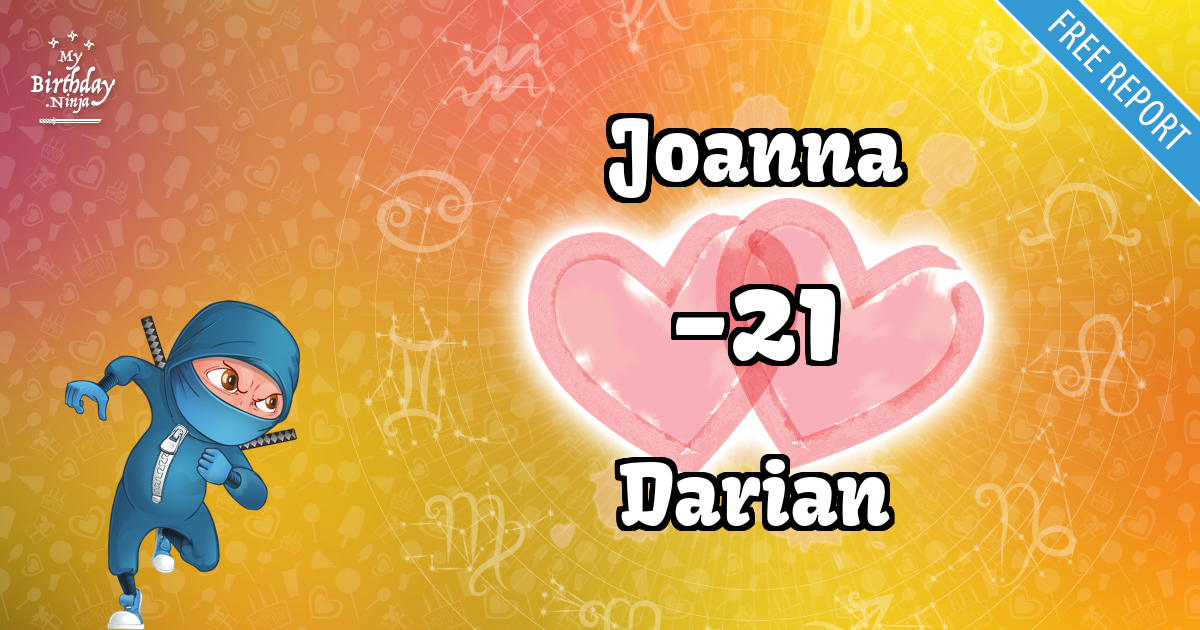 Joanna and Darian Love Match Score