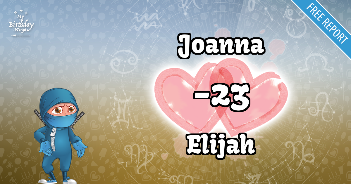 Joanna and Elijah Love Match Score