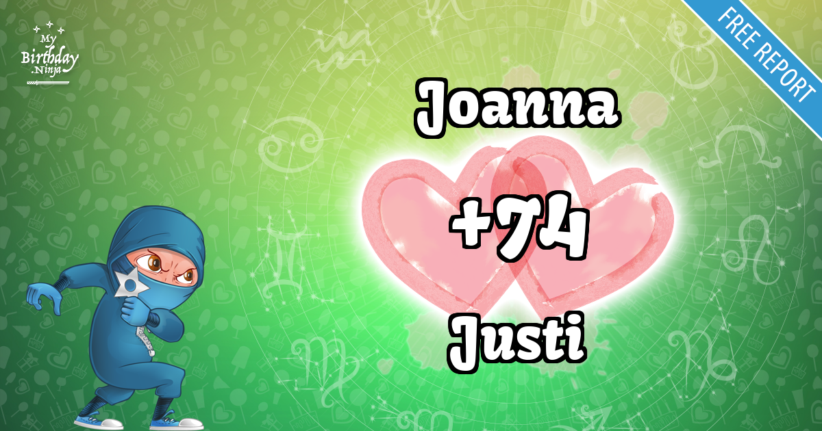 Joanna and Justi Love Match Score