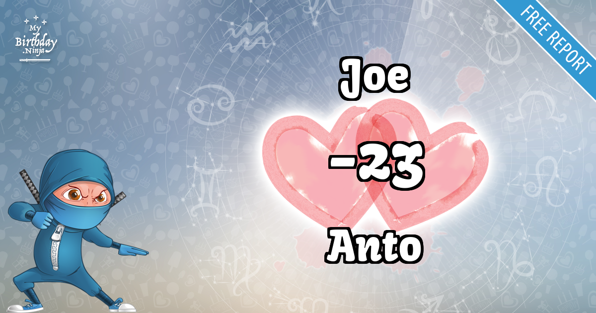 Joe and Anto Love Match Score