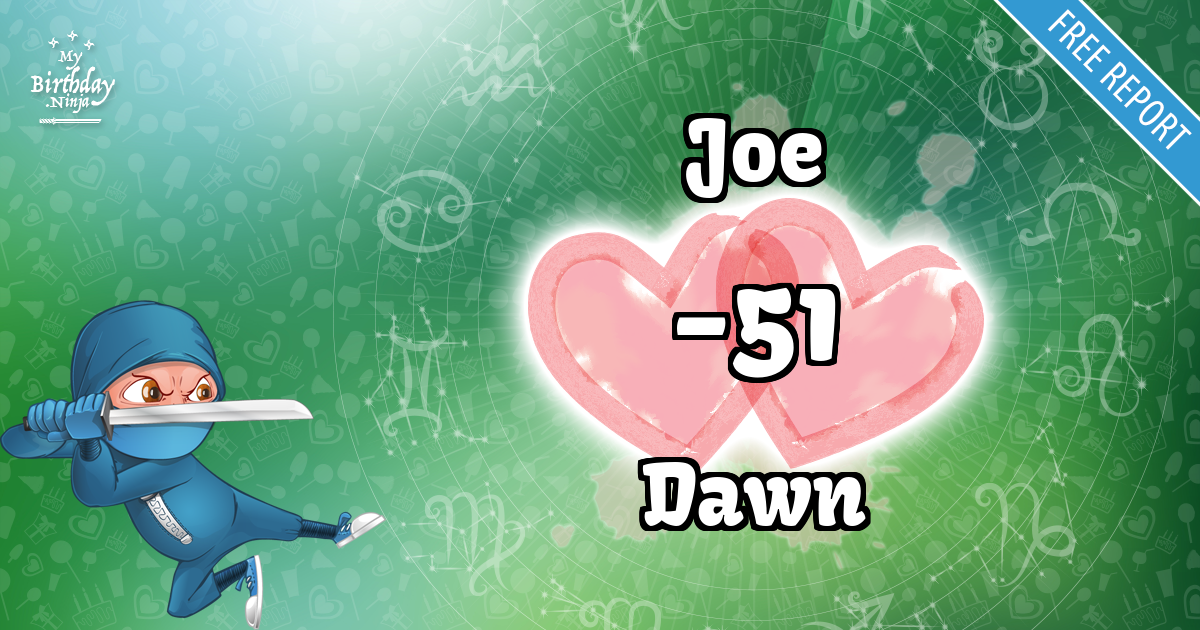 Joe and Dawn Love Match Score