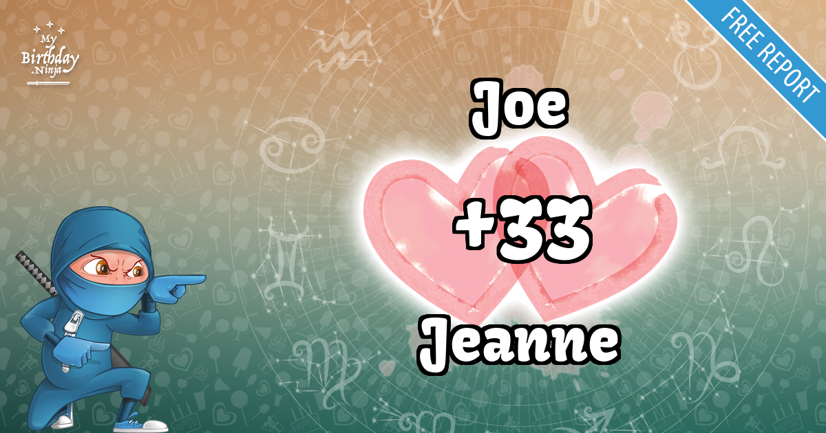 Joe and Jeanne Love Match Score