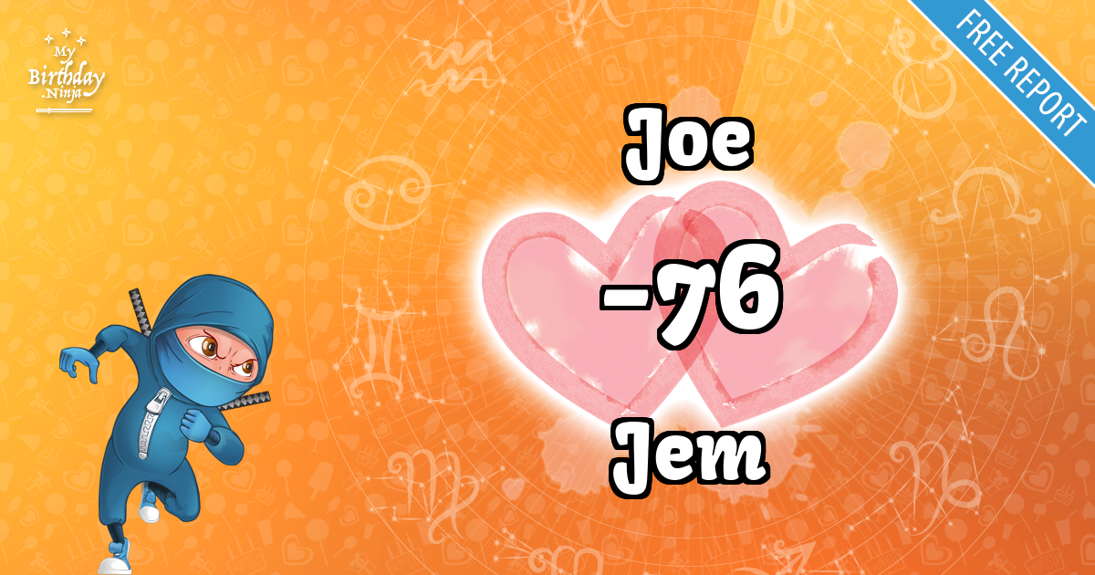Joe and Jem Love Match Score