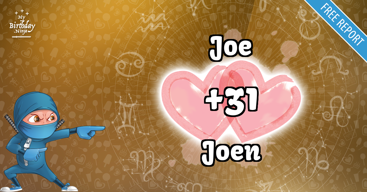 Joe and Joen Love Match Score