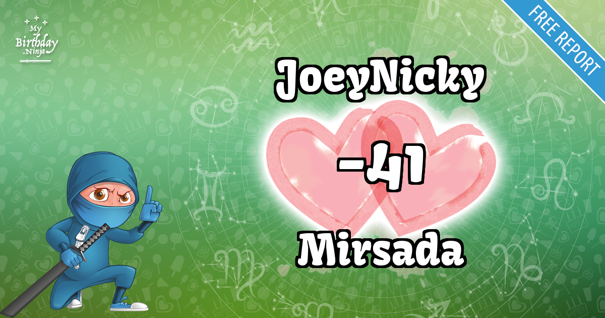 JoeyNicky and Mirsada Love Match Score