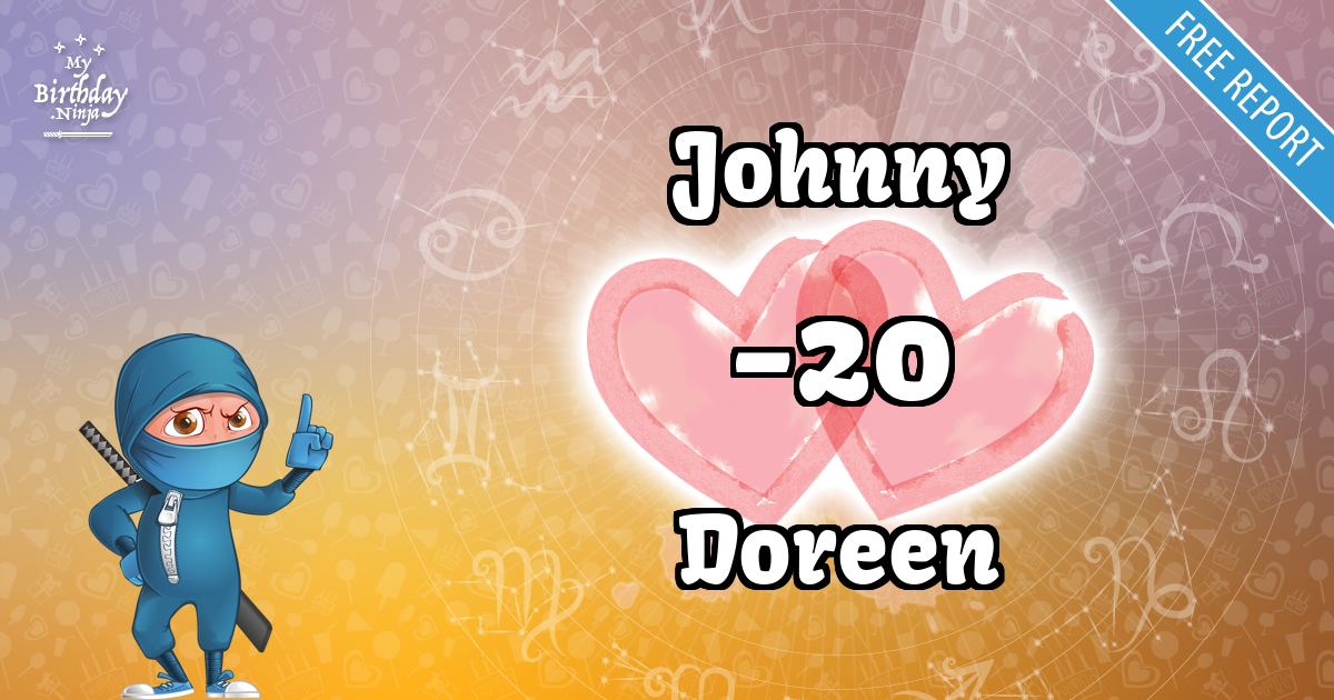 Johnny and Doreen Love Match Score