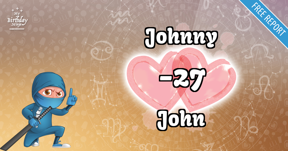 Johnny and John Love Match Score