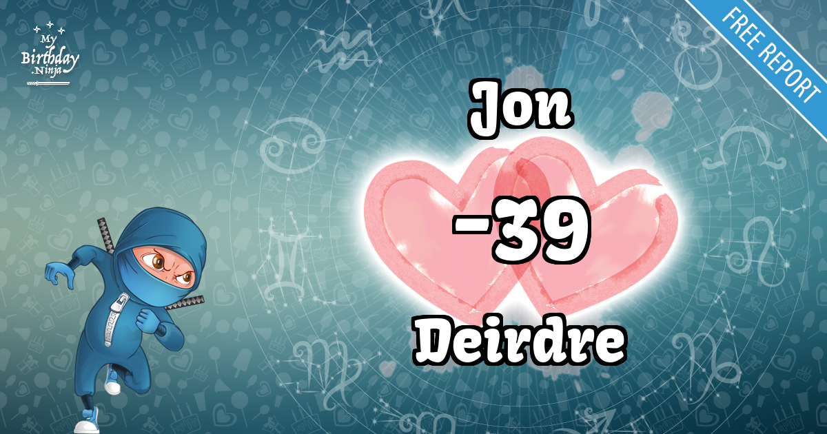 Jon and Deirdre Love Match Score