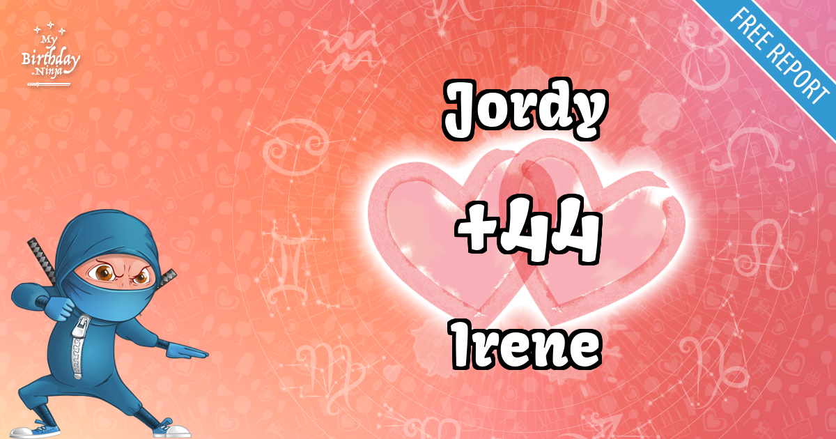 Jordy and Irene Love Match Score
