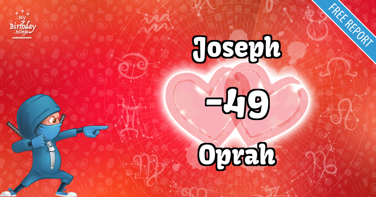 Joseph and Oprah Love Match Score