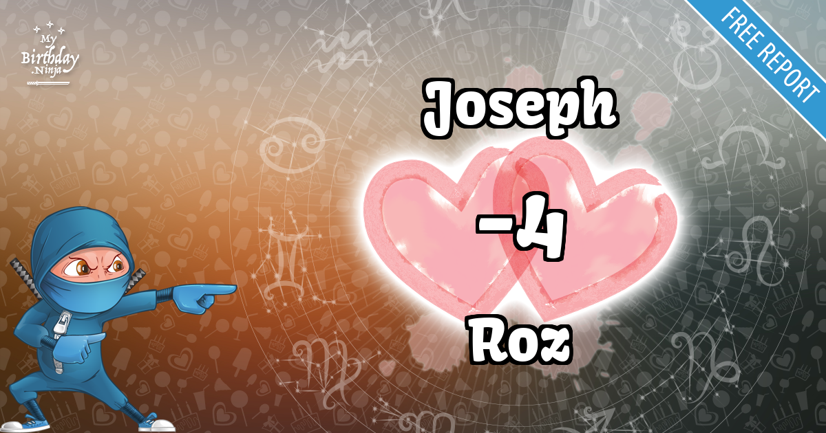 Joseph and Roz Love Match Score
