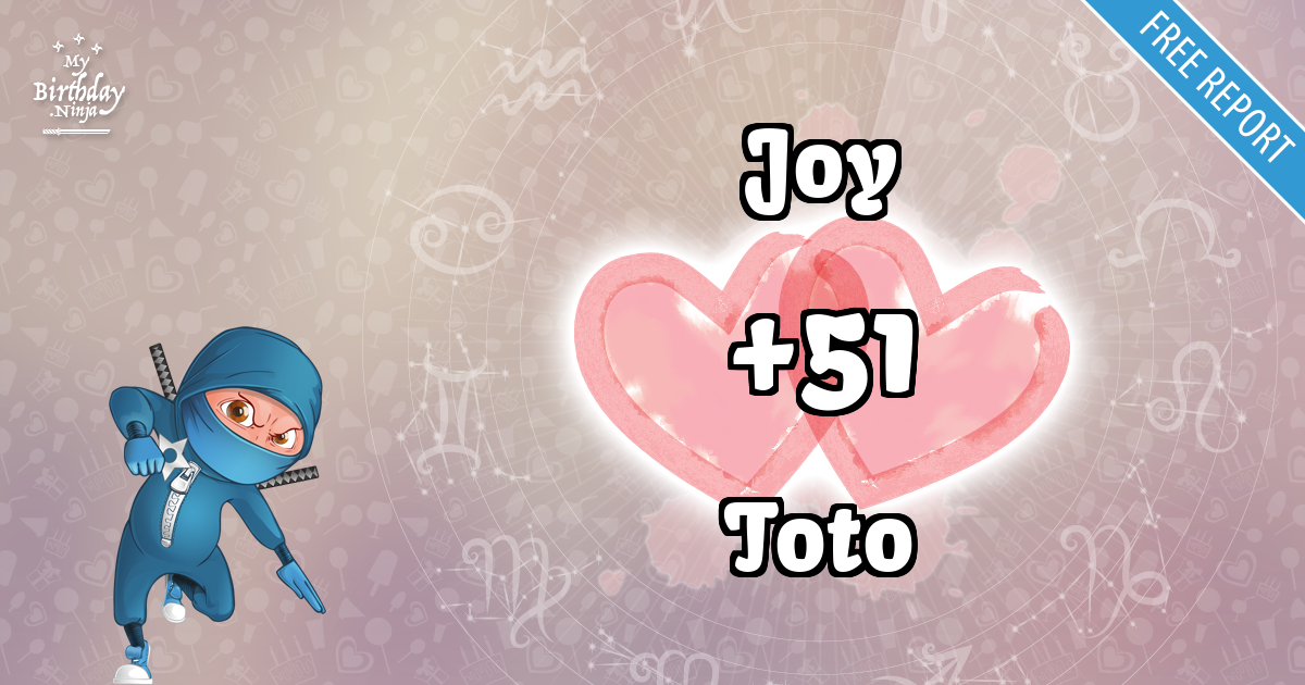 Joy and Toto Love Match Score
