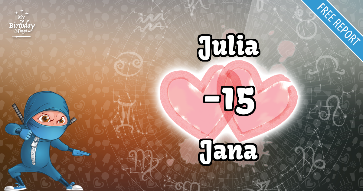 Julia and Jana Love Match Score