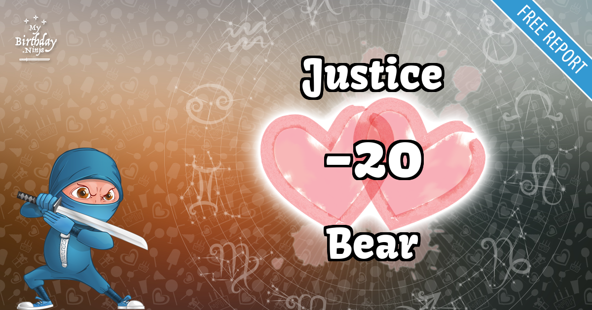 Justice and Bear Love Match Score