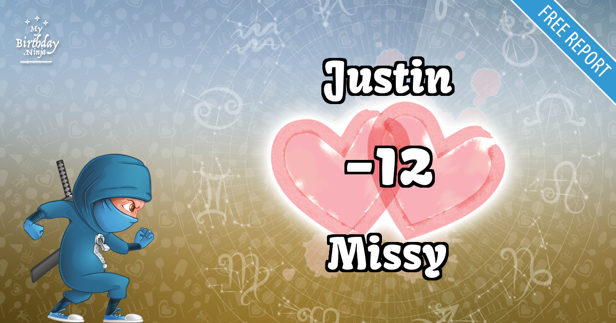 Justin and Missy Love Match Score