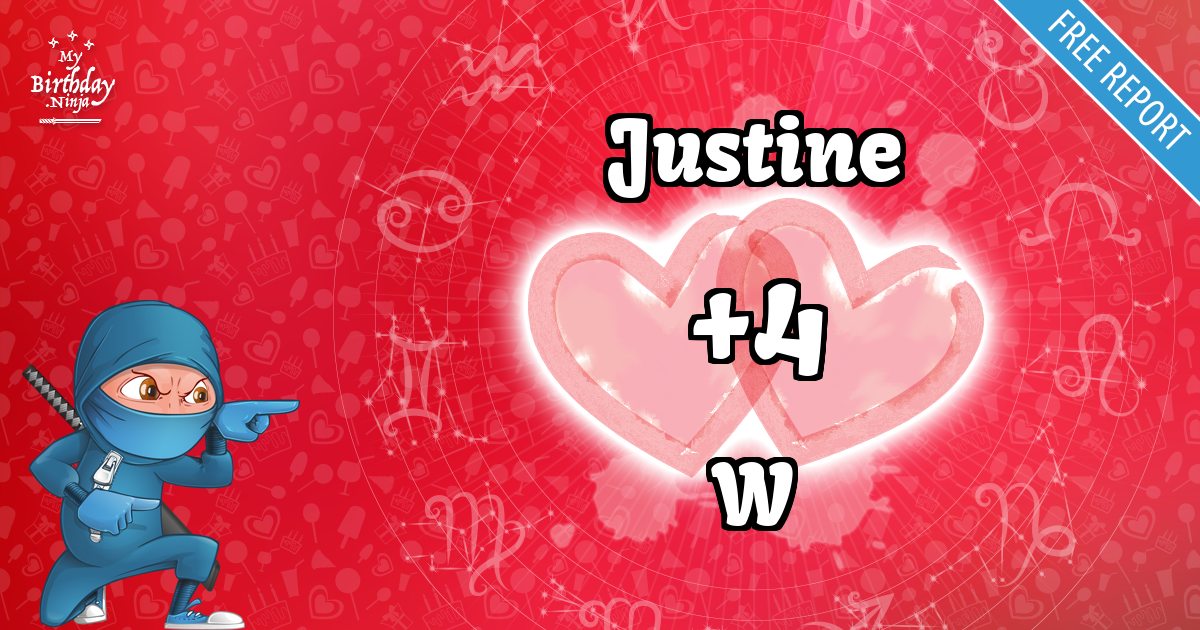 Justine and W Love Match Score
