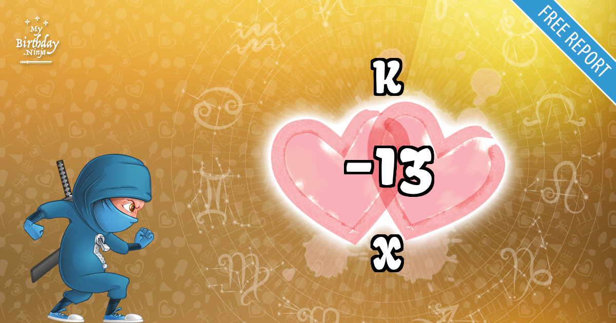 K and X Love Match Score