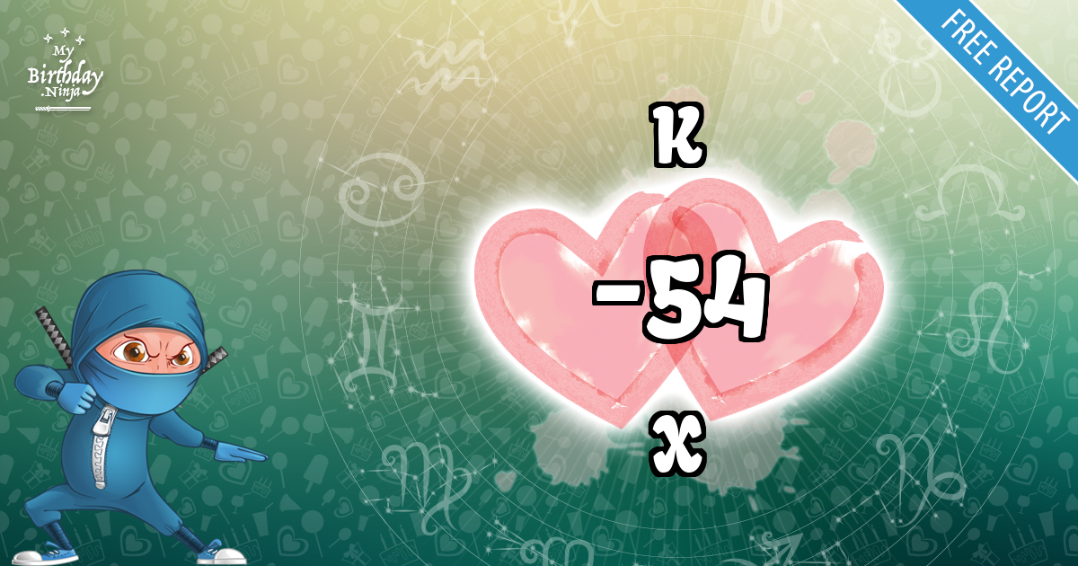 K and X Love Match Score