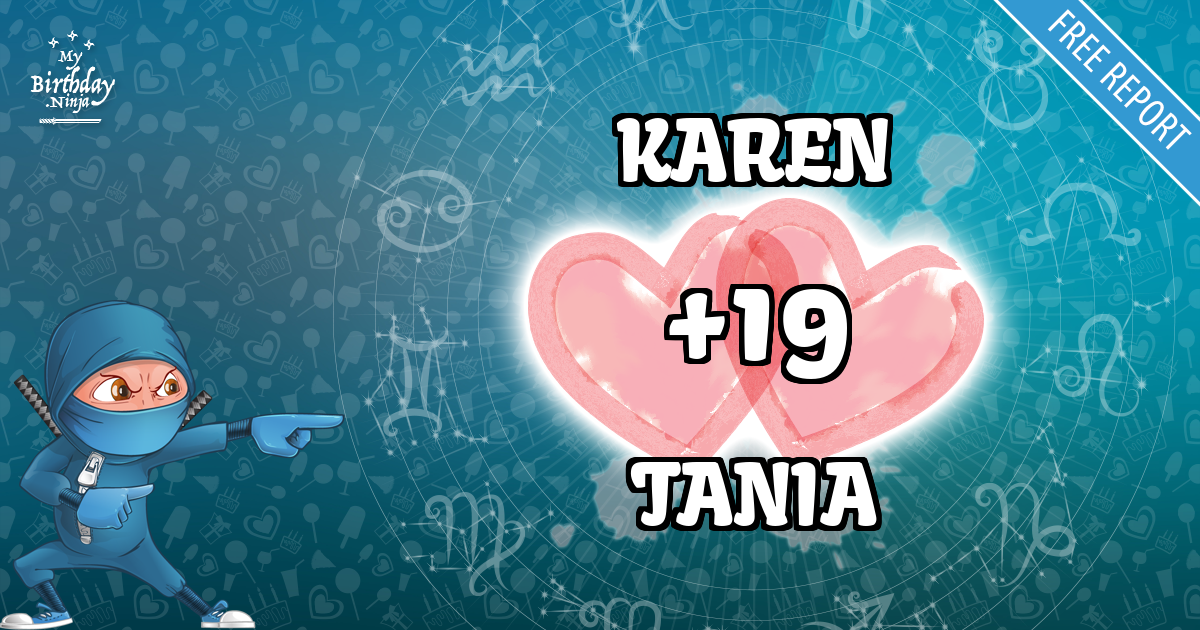 KAREN and TANIA Love Match Score