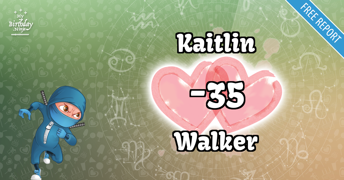 Kaitlin and Walker Love Match Score