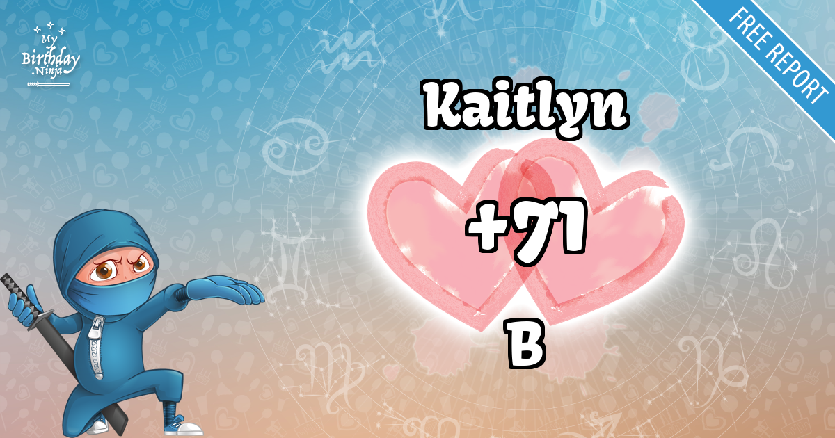 Kaitlyn and B Love Match Score