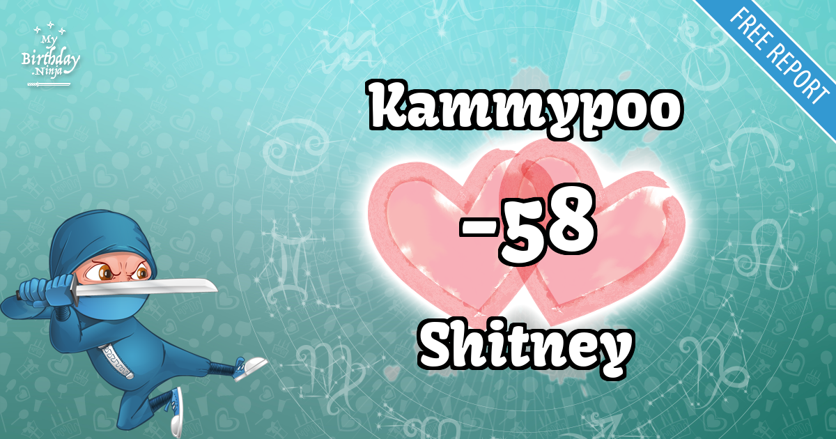Kammypoo and Shitney Love Match Score