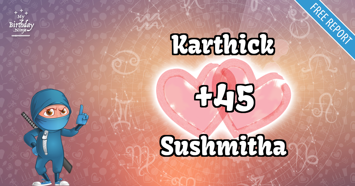 Karthick and Sushmitha Love Match Score