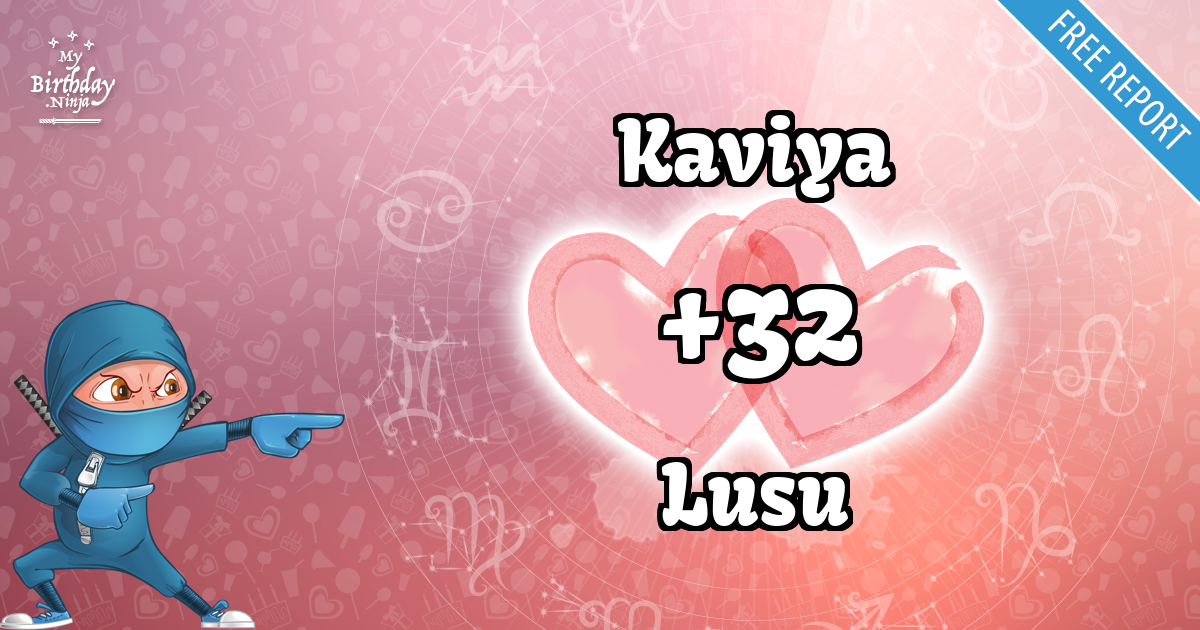 Kaviya and Lusu Love Match Score