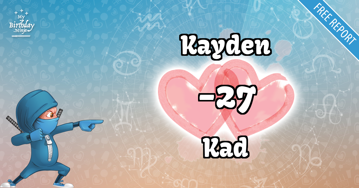 Kayden and Kad Love Match Score