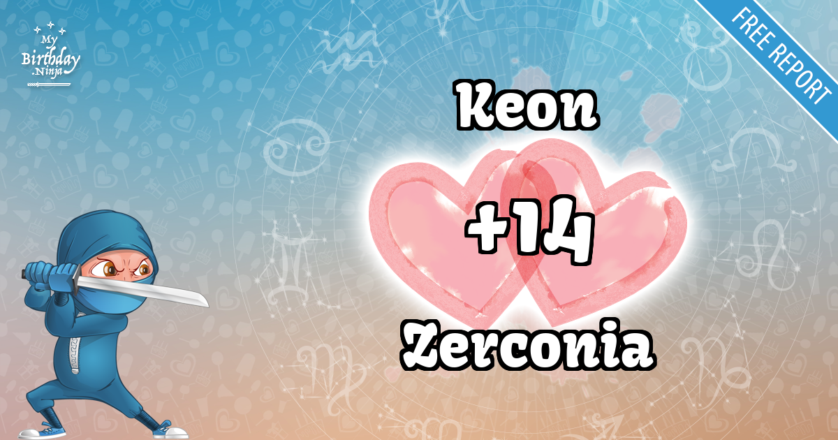 Keon and Zerconia Love Match Score