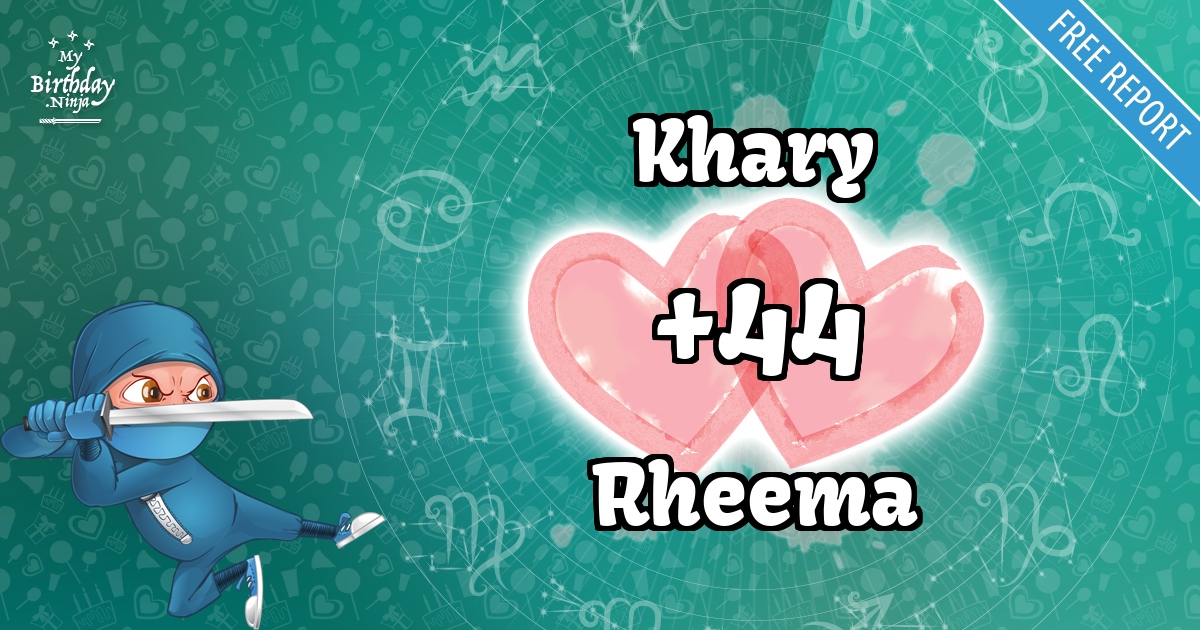Khary and Rheema Love Match Score