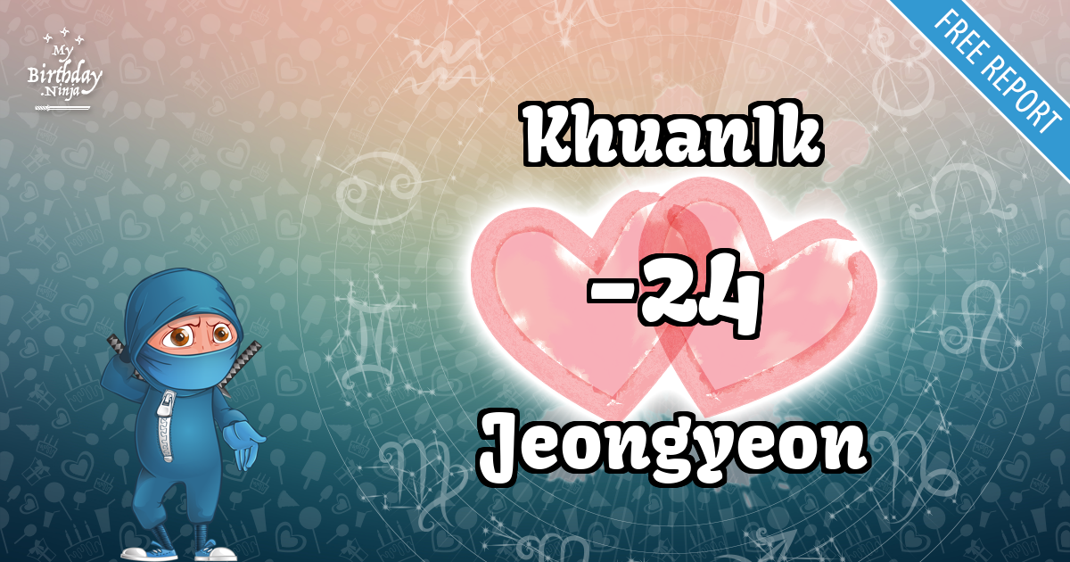 KhuanIk and Jeongyeon Love Match Score