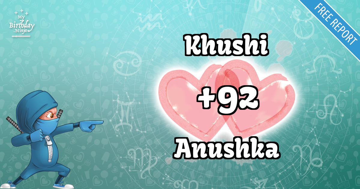 Khushi and Anushka Love Match Score